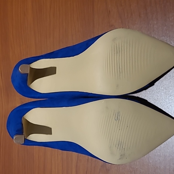Sz 6 Royal Blue Faux Suede - Picture 5 of 5